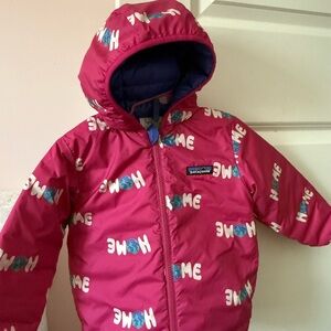 Patagonia Kids' Fuchsia 'Home' Print Jacket